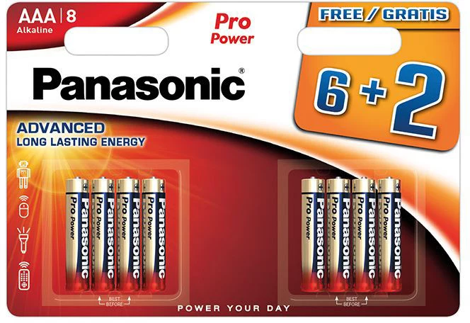 Panasonic Pro Power AAA sārma baterijas
