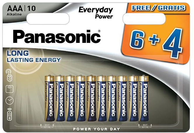 Panasonic Everyday Power AAA sārma baterijas
