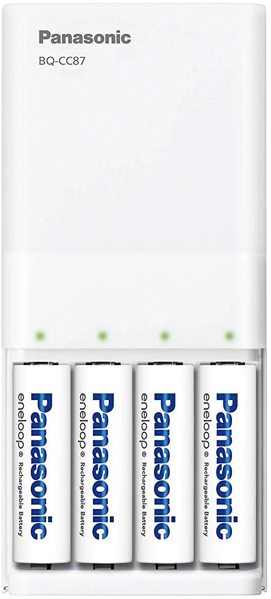 Panasonic eneloop BQ-CC87USB lādētājs ar 4
