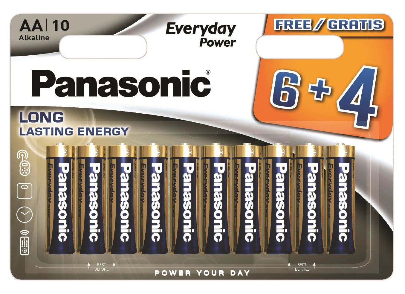 Panasonic Everyday Power sārma AA baterijas