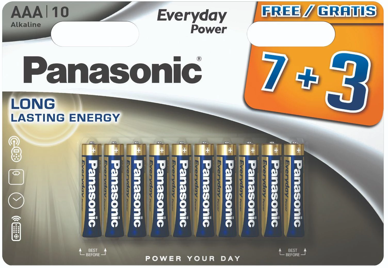 Panasonic Everyday Power AAA sārma baterijas