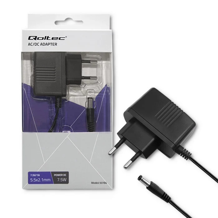 Qoltec Plug-in barošanas bloks 7.5W