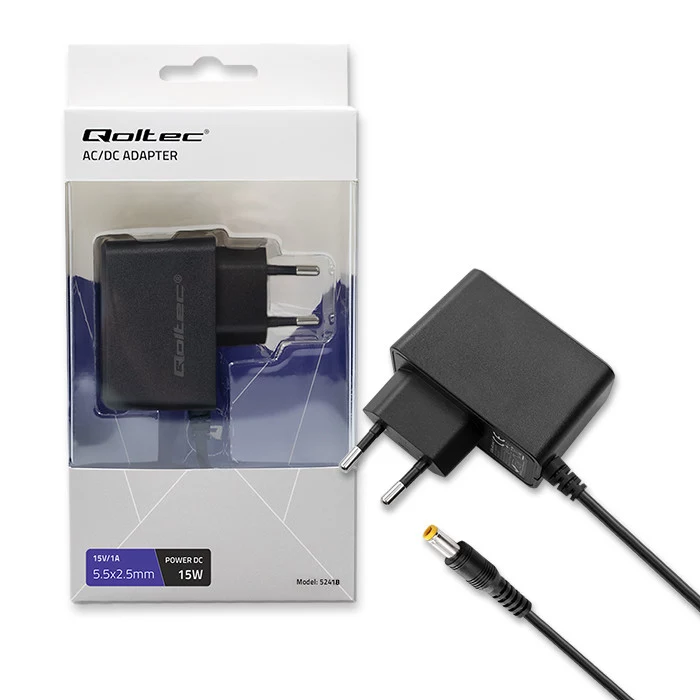 Qoltec PREMIUM 15W 15V 1A tīkla