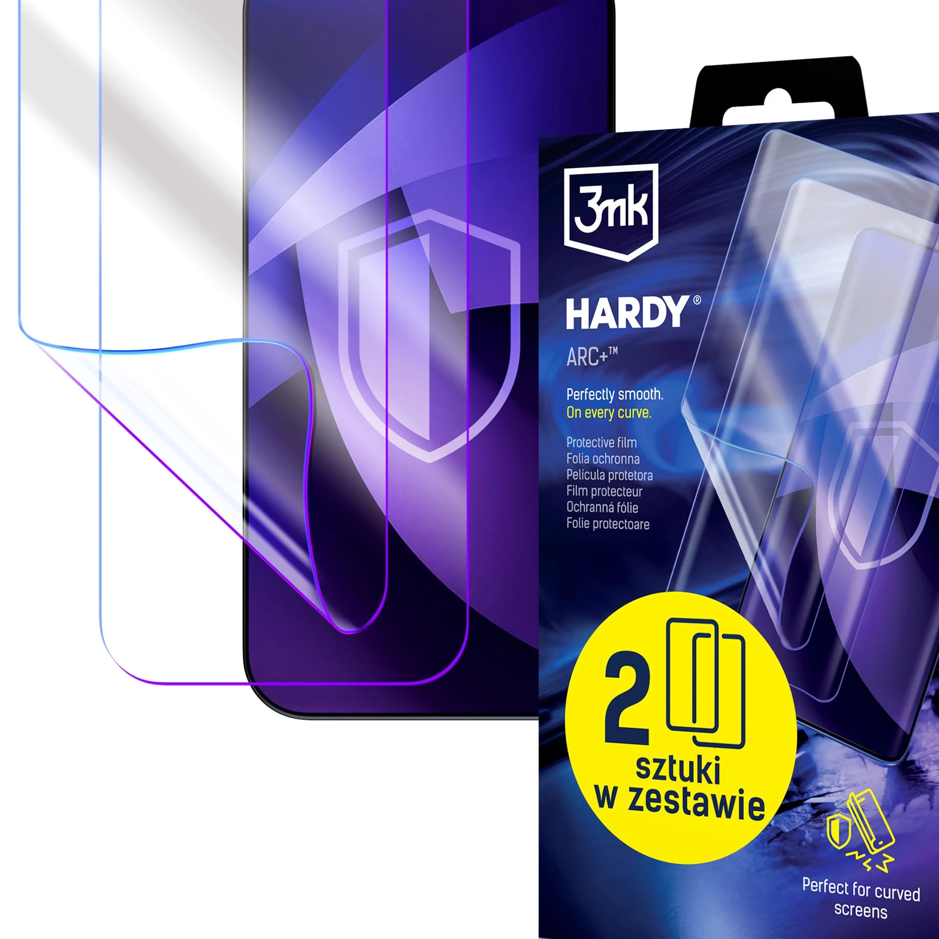 3mk Hardy ARC+ ekrāna aizsargplēve POCO