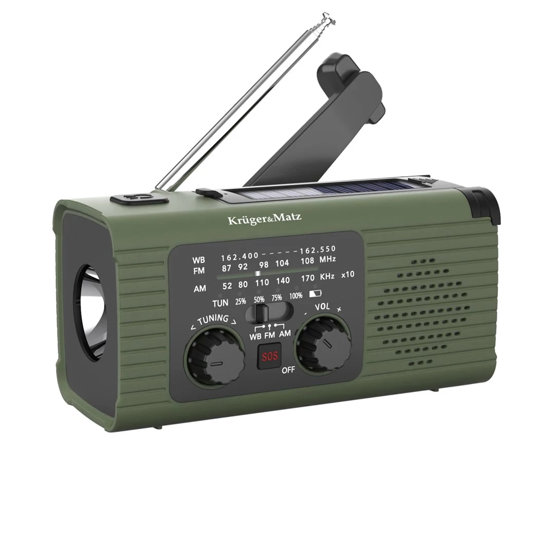 KM0836 Saules avārijas radio ar SOS