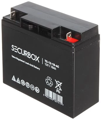 Akumulators 12V/18Ah Securbox