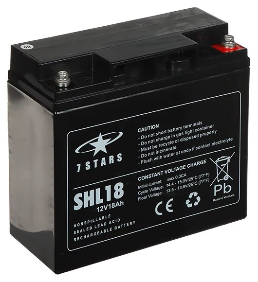 12V 18Ah VRLA AGM akumulators –
