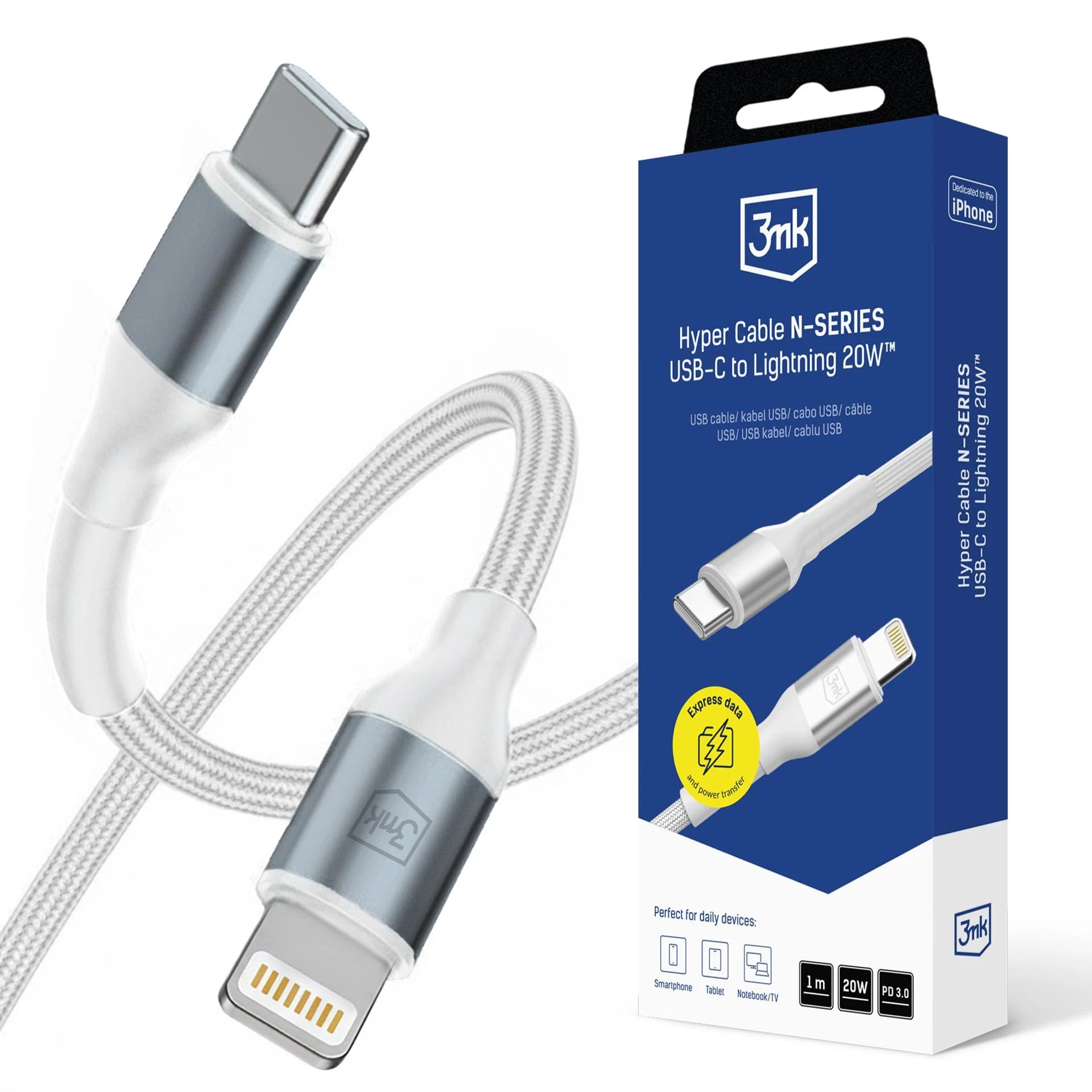 3mk Hyper Cable N-SERIES USB-C uz