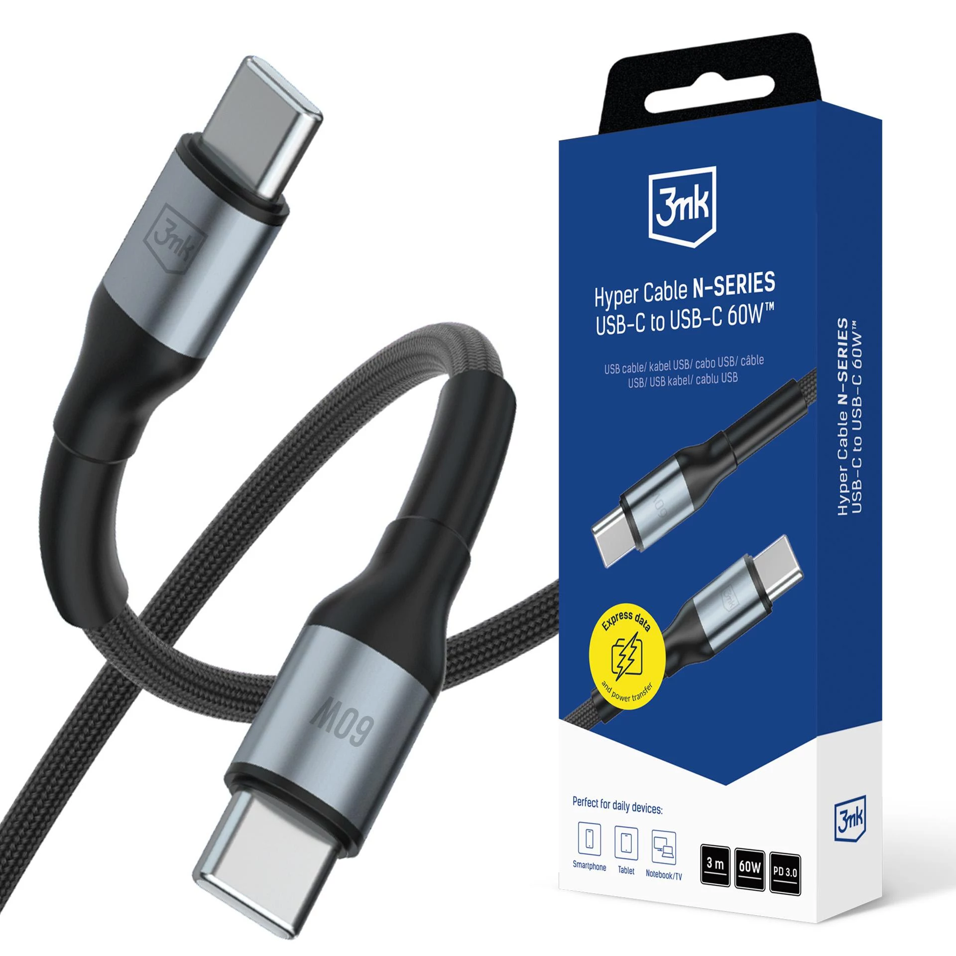 3mk Hyper Cable N-SERIES USB-C uz