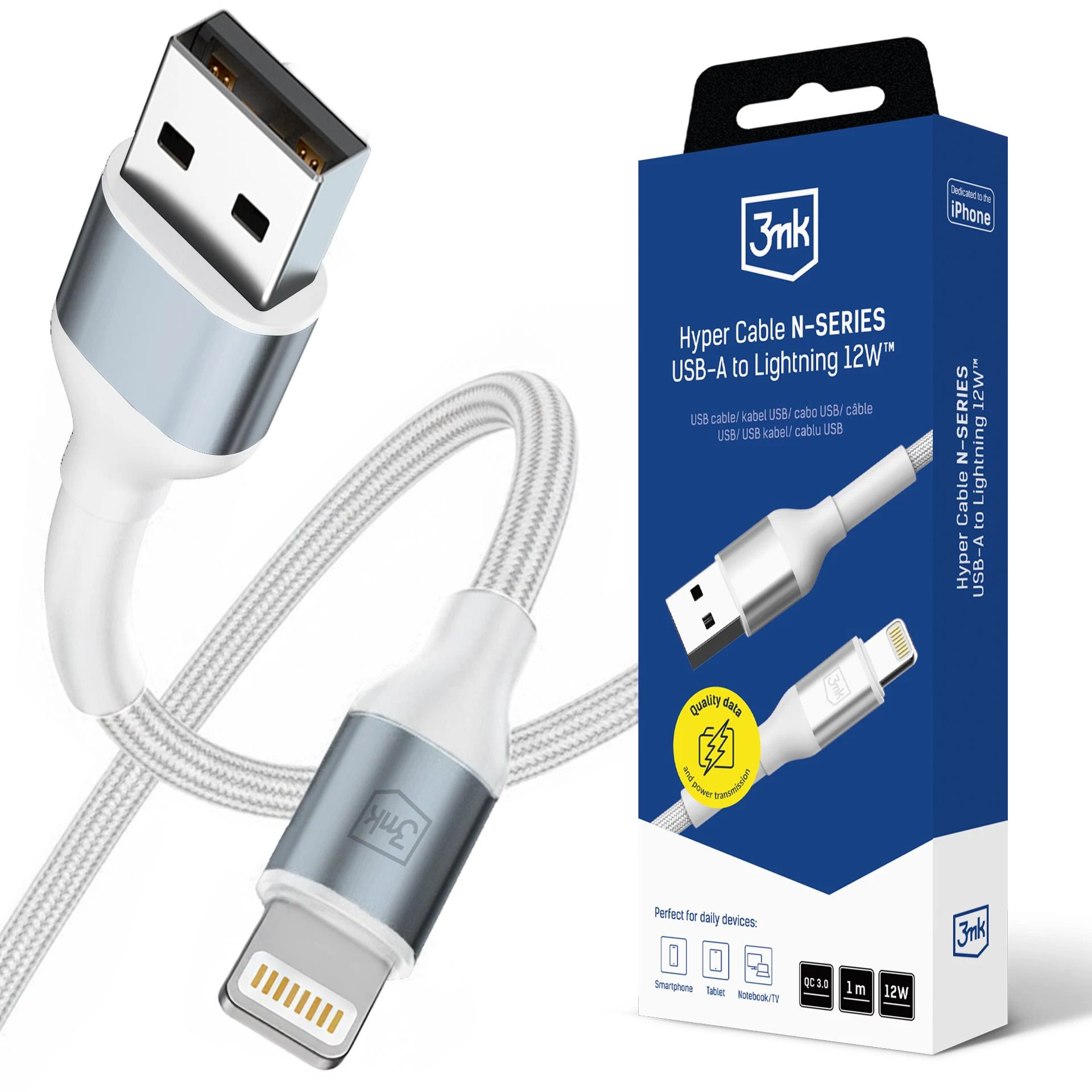 3mk Hyper Cable N-SERIES USB-A uz