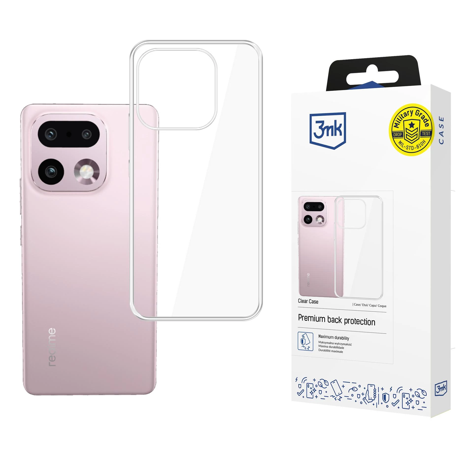 3mk Clear Case Realme 10 Pro+