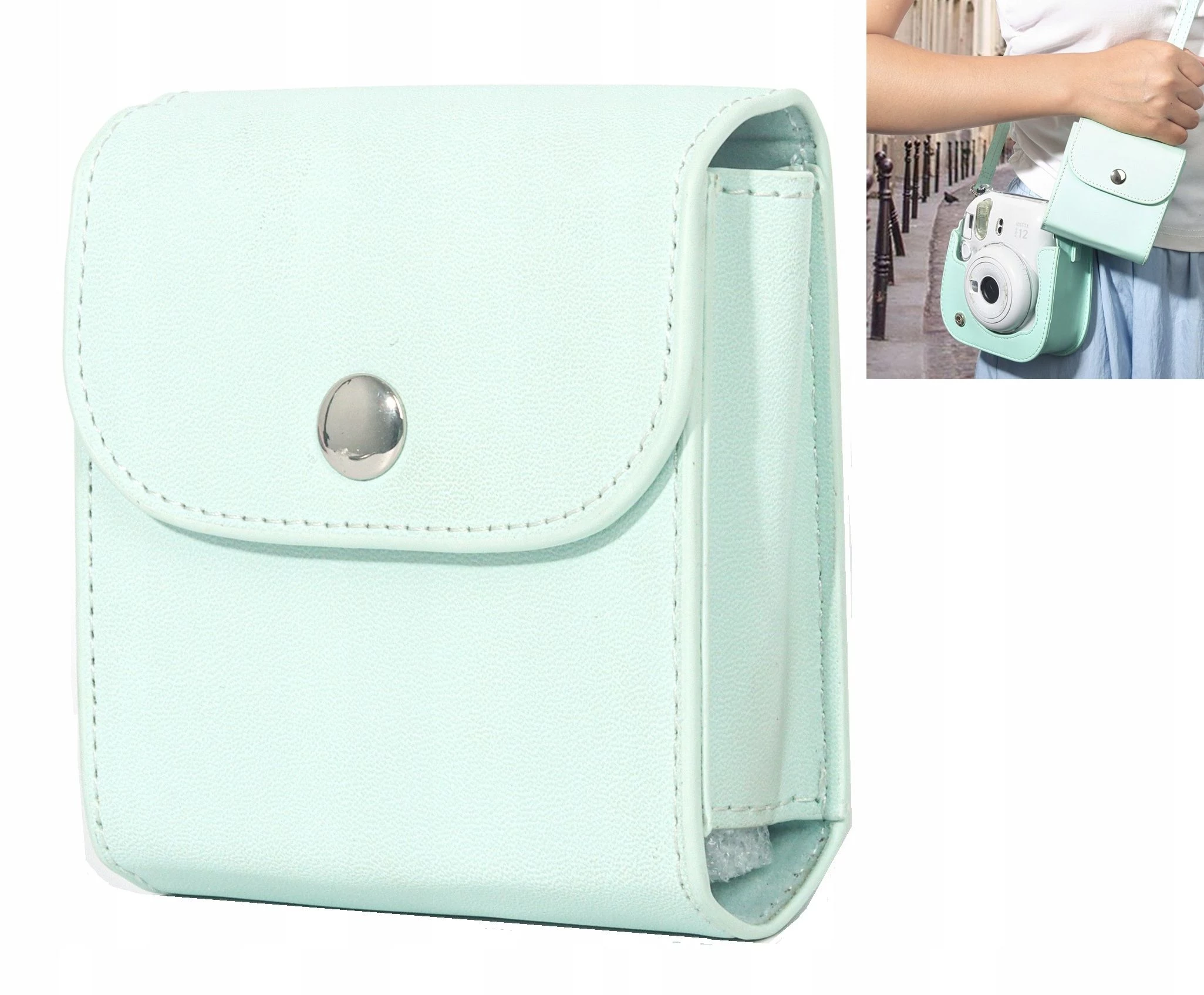 LOVEINSTANT Green PU ādas fotoalbums Fujifilm