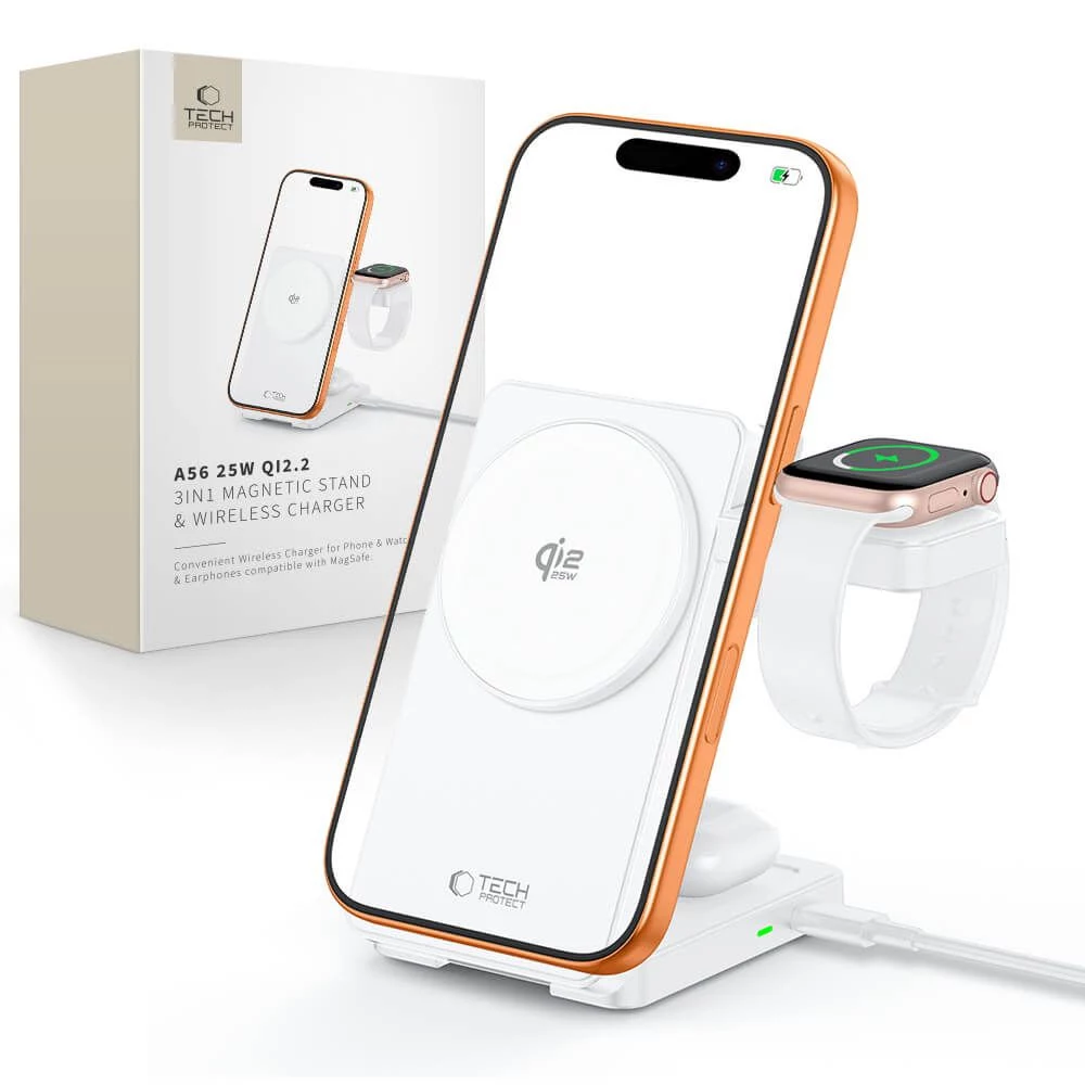 TECH-PROTECT A56 3-in-1 magnētiskais MagSafe bezvadu