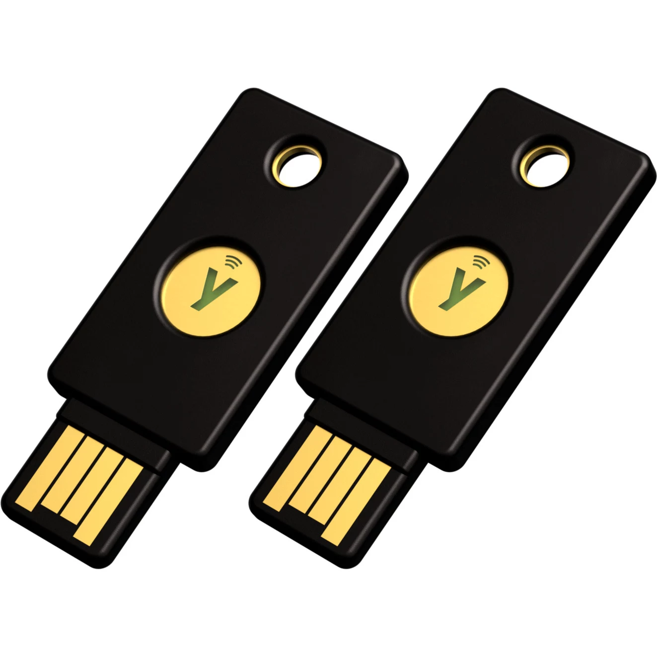 YubiKey 5 NFC drošības atslēgu komplekts