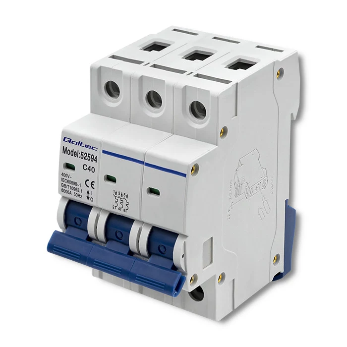 Qoltec 40A 3 polu C līknes