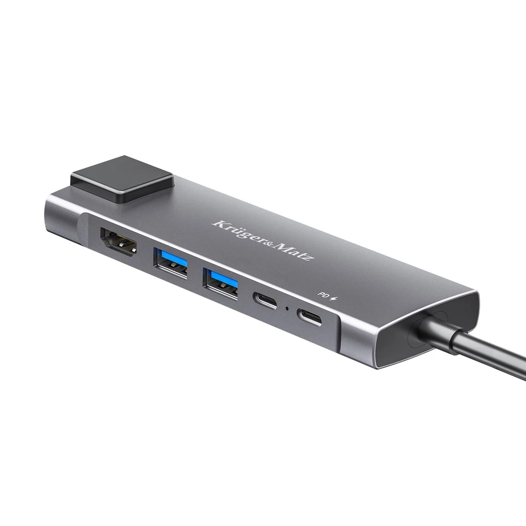 USB-C daudzportu adapteris ar HDMI 4K