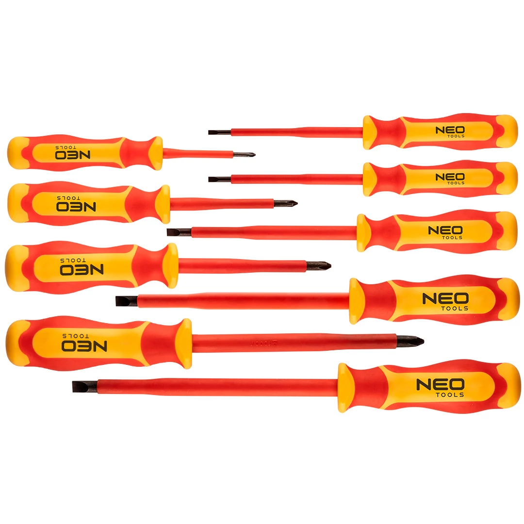 NEO TOOLS 9 daļu 1000V izolētu