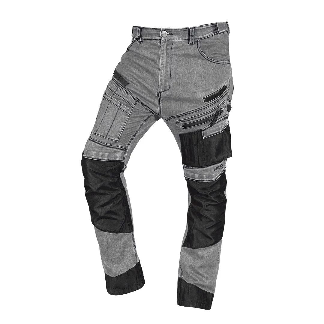 NEO TOOLS Denim darba bikses ar