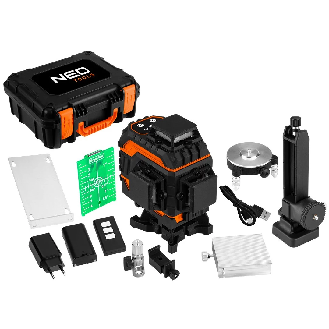 NEO TOOLS 75-140 3D lāzera līmenis