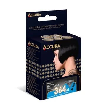 Accura saderīga HP 364XL melnā tintes