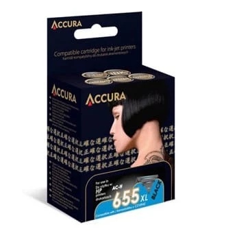 Accura saderīga melnā tintes kasetne HP