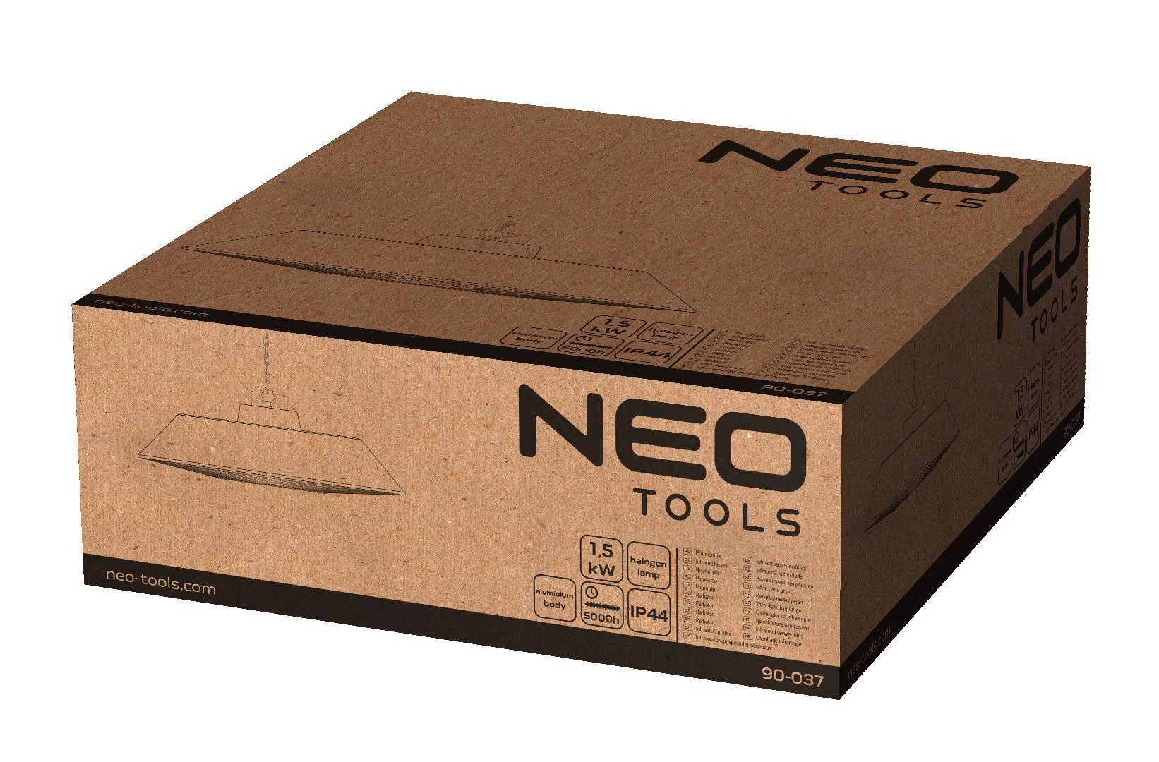 NEO TOOLS 90-037 Elektriskais sildītājs 2000W