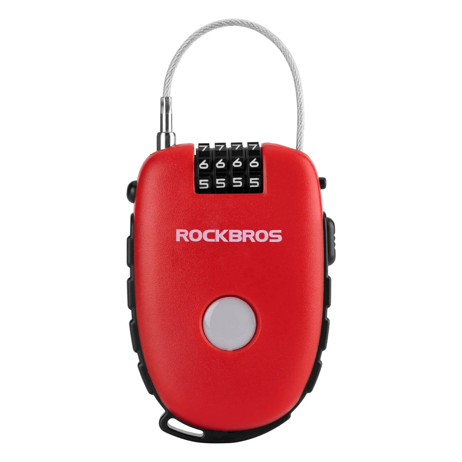 Rockbros ievelkamā troses slēdzene 32420981001 sarkana