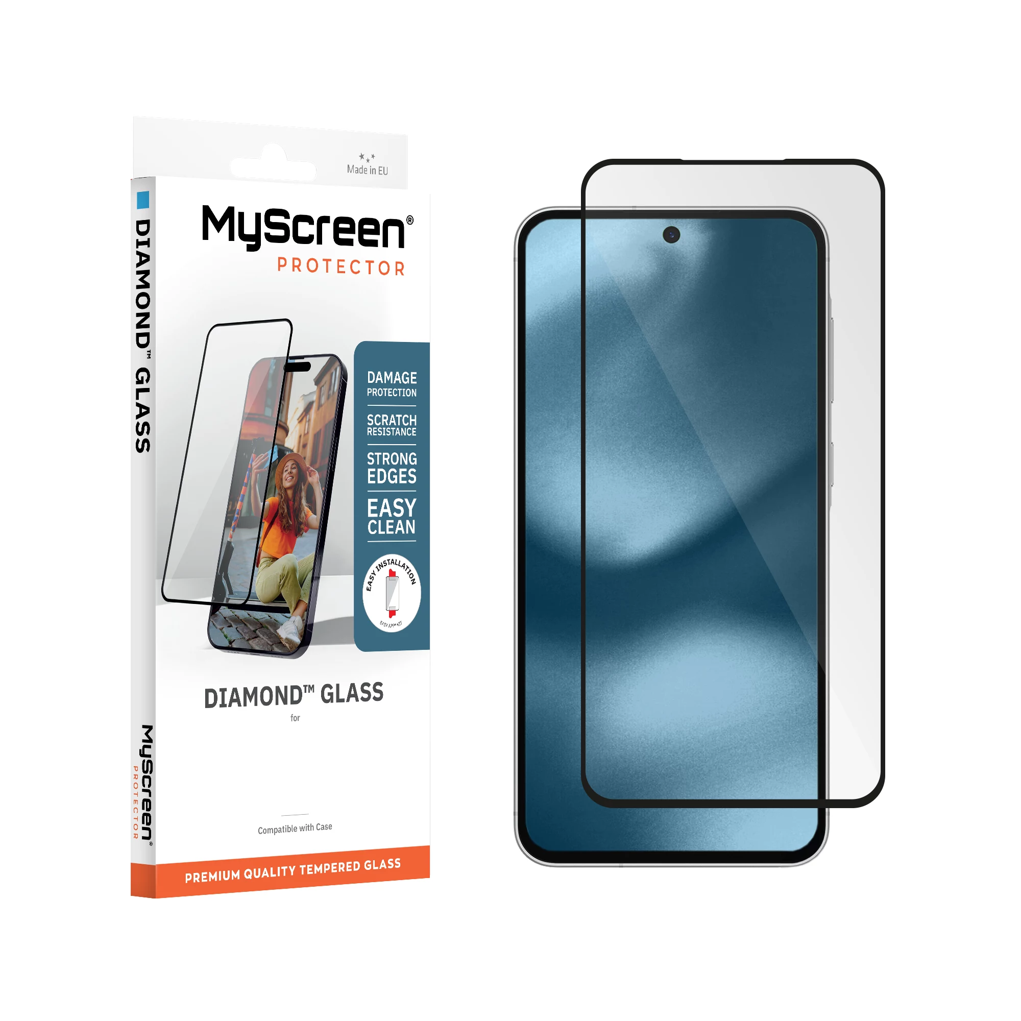 Myscreen Diamond Glass Edge rūdītais stikla