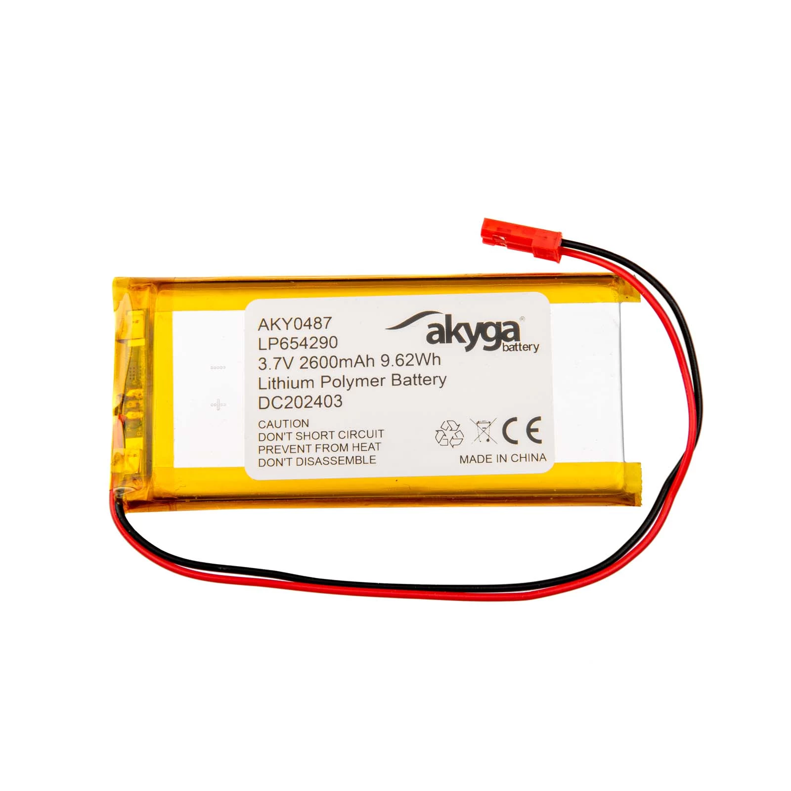 Akyga AKY0487 Li-Po akumulators 3.7V