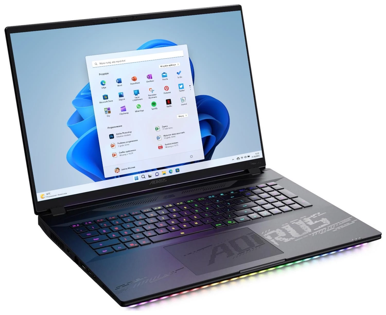 Gigabyte AORUS MASTER 18 2025 spēļu