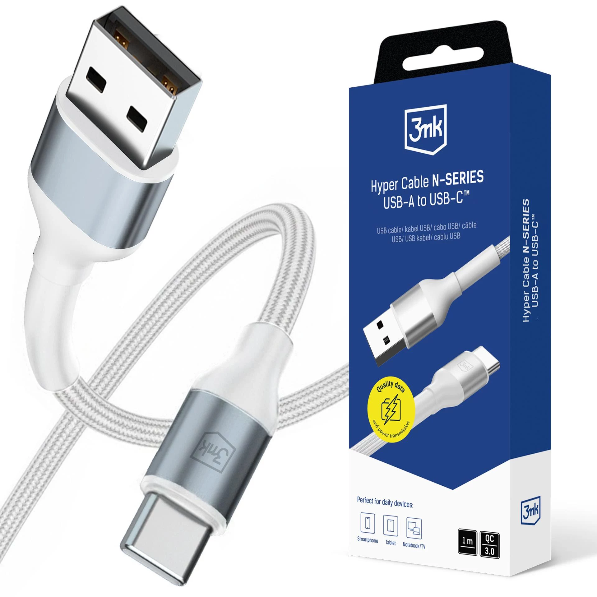 3mk Hyper Cable N-SERIES USB-A uz
