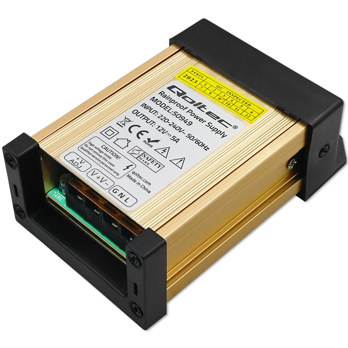 QOLTEC LED komutējošais barošanas bloks IP45