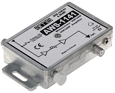 Antēnas pastiprinātājs AWS-1141 21dB – iekštelpu