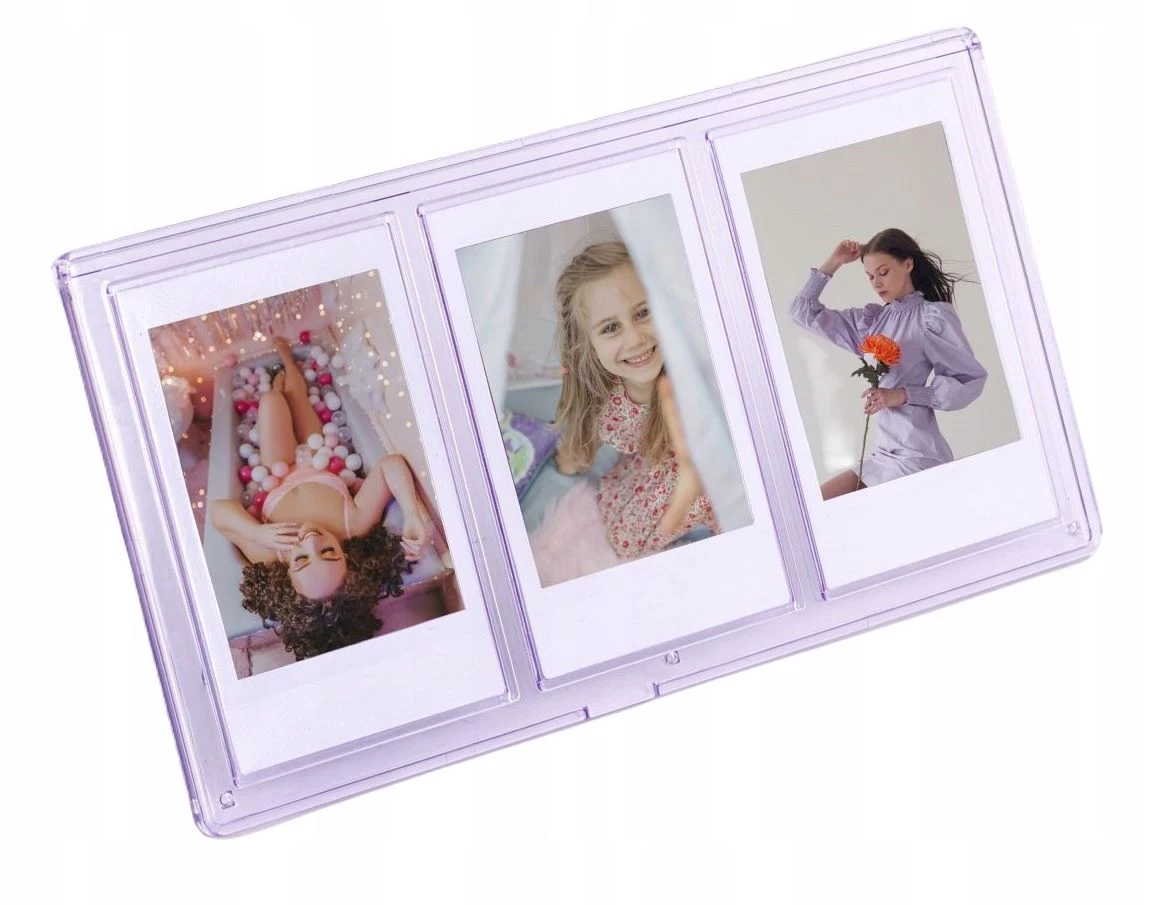 LOVEINSTANT stāvošs trīskāršs foto rāmis Instax