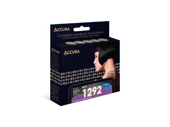 ACCURA AC-E1292CXL saderīga ciāna tintes kasetne
