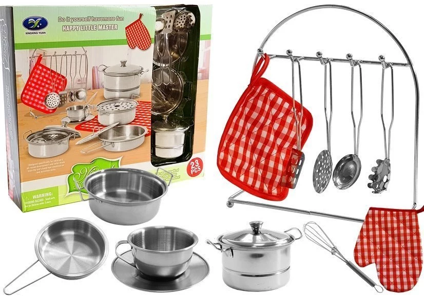 LEAN TOYS 6722 Nerūsējošā tērauda katli