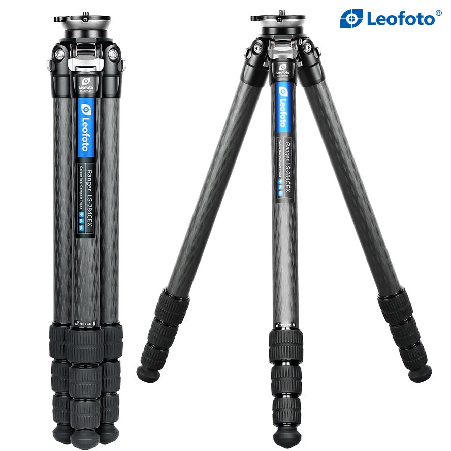 Leofoto LS-284CEX oglekļa šķiedras Ranger nivelēšanas