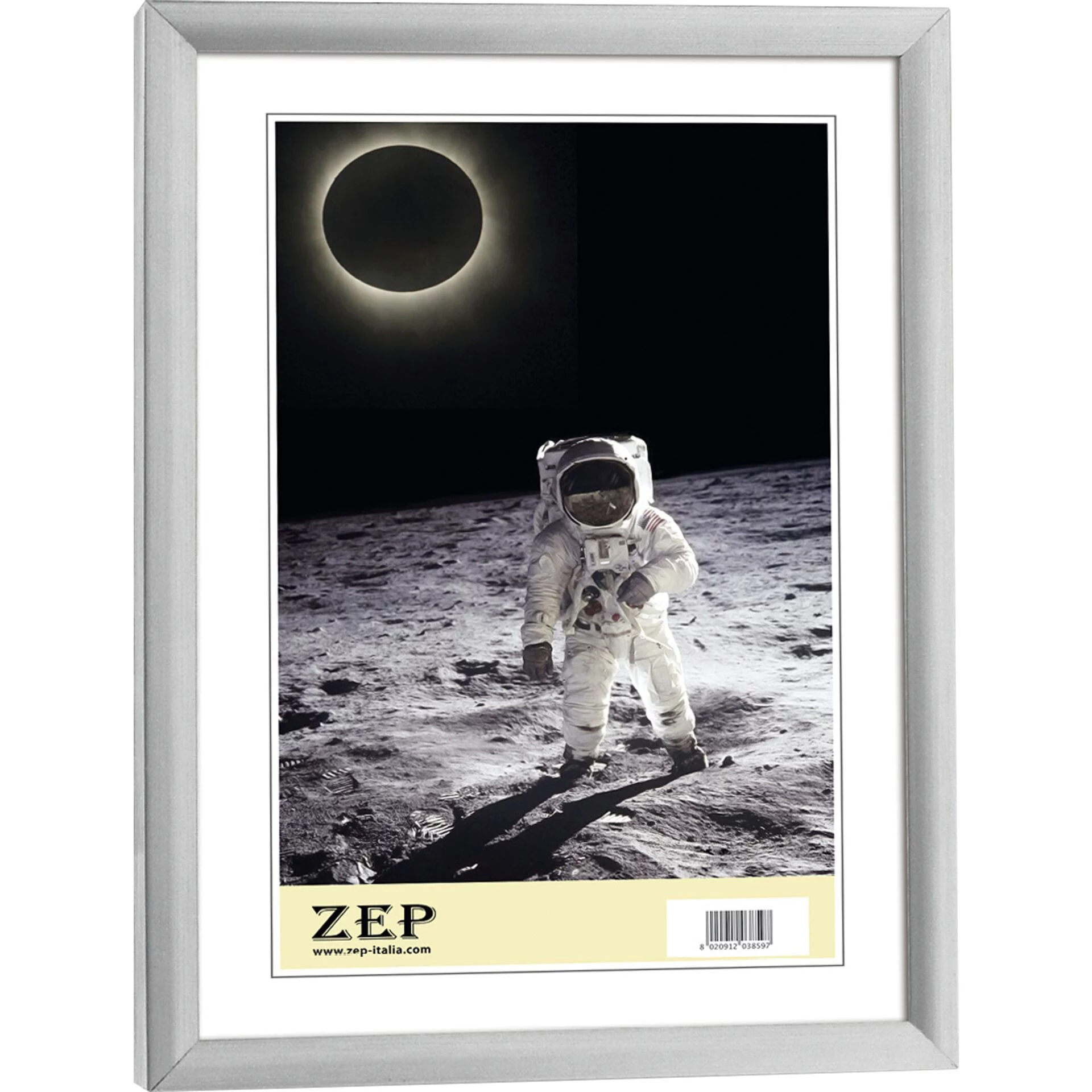 ZEP KL1 Sudraba plastmasas foto rāmis