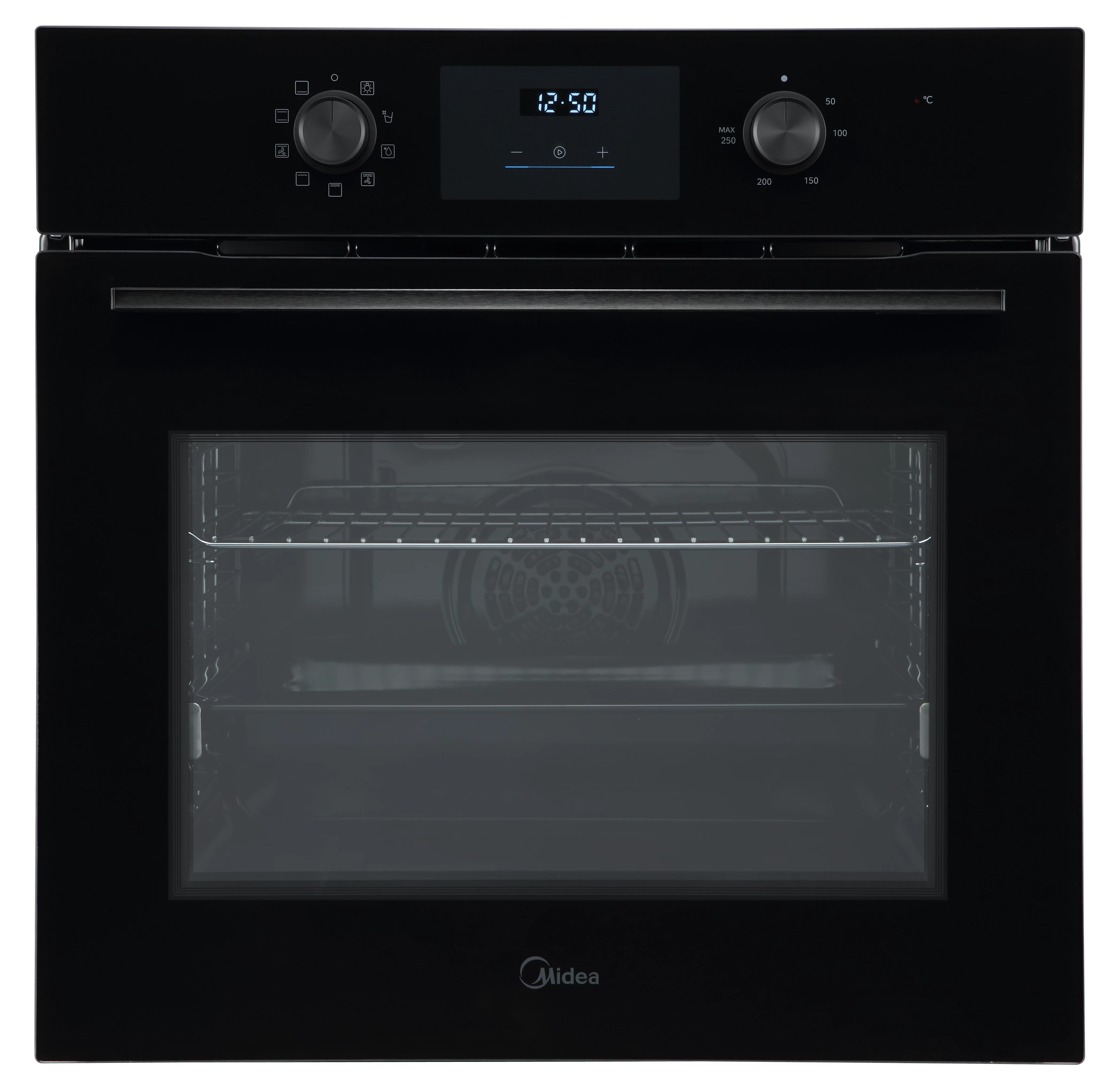 Midea MBO65M80D2-BK iebūvējamā elektriskā cepeškrāsns, 70