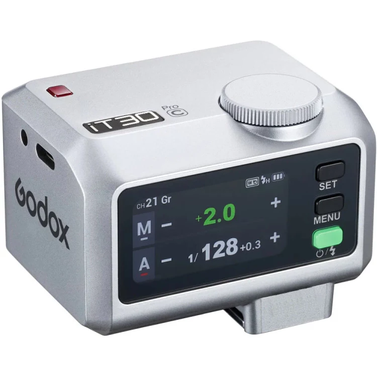 Godox iT30Pro TTL zibspuldze Canon ar