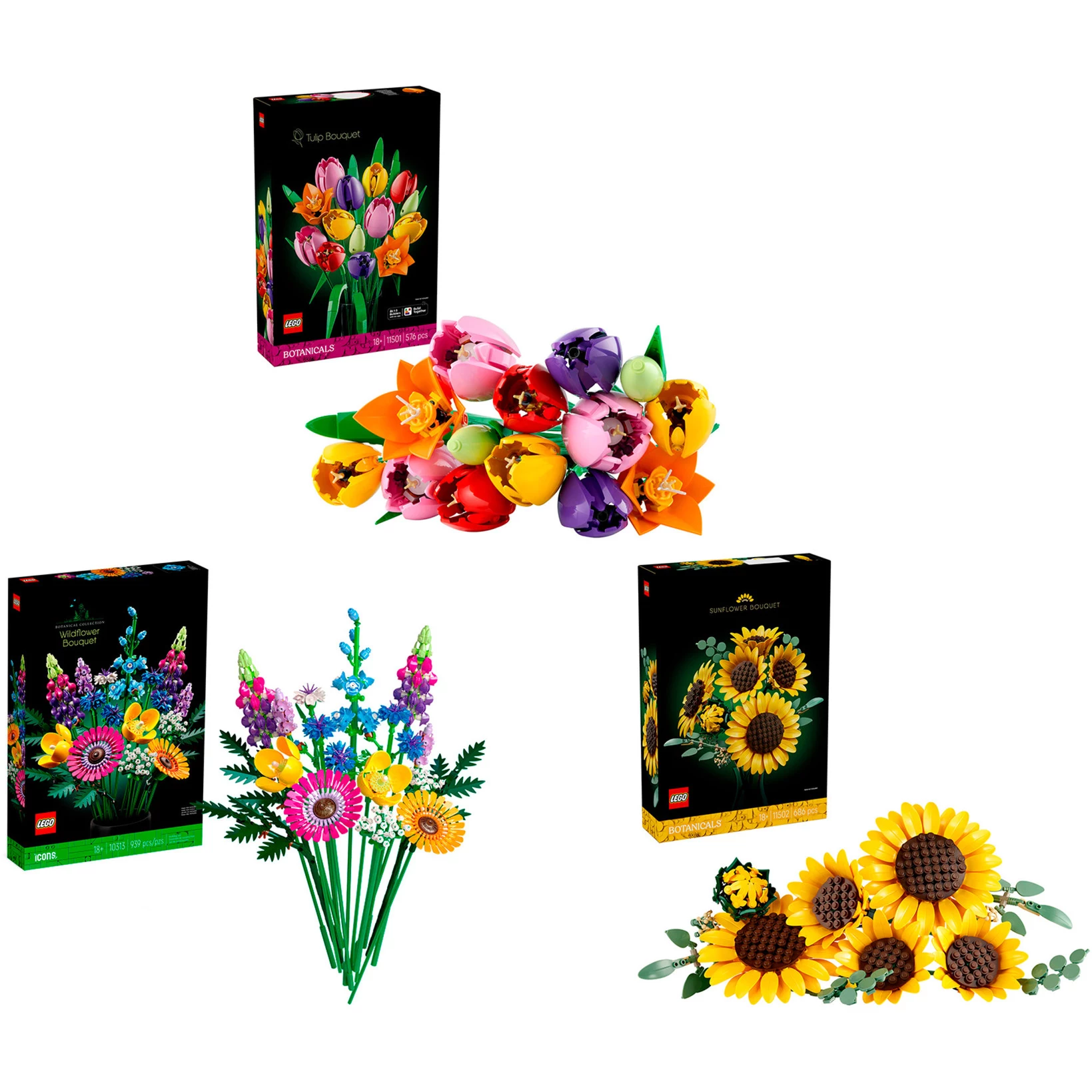LEGO Botanicals Summer Flower Bouquet komplekts