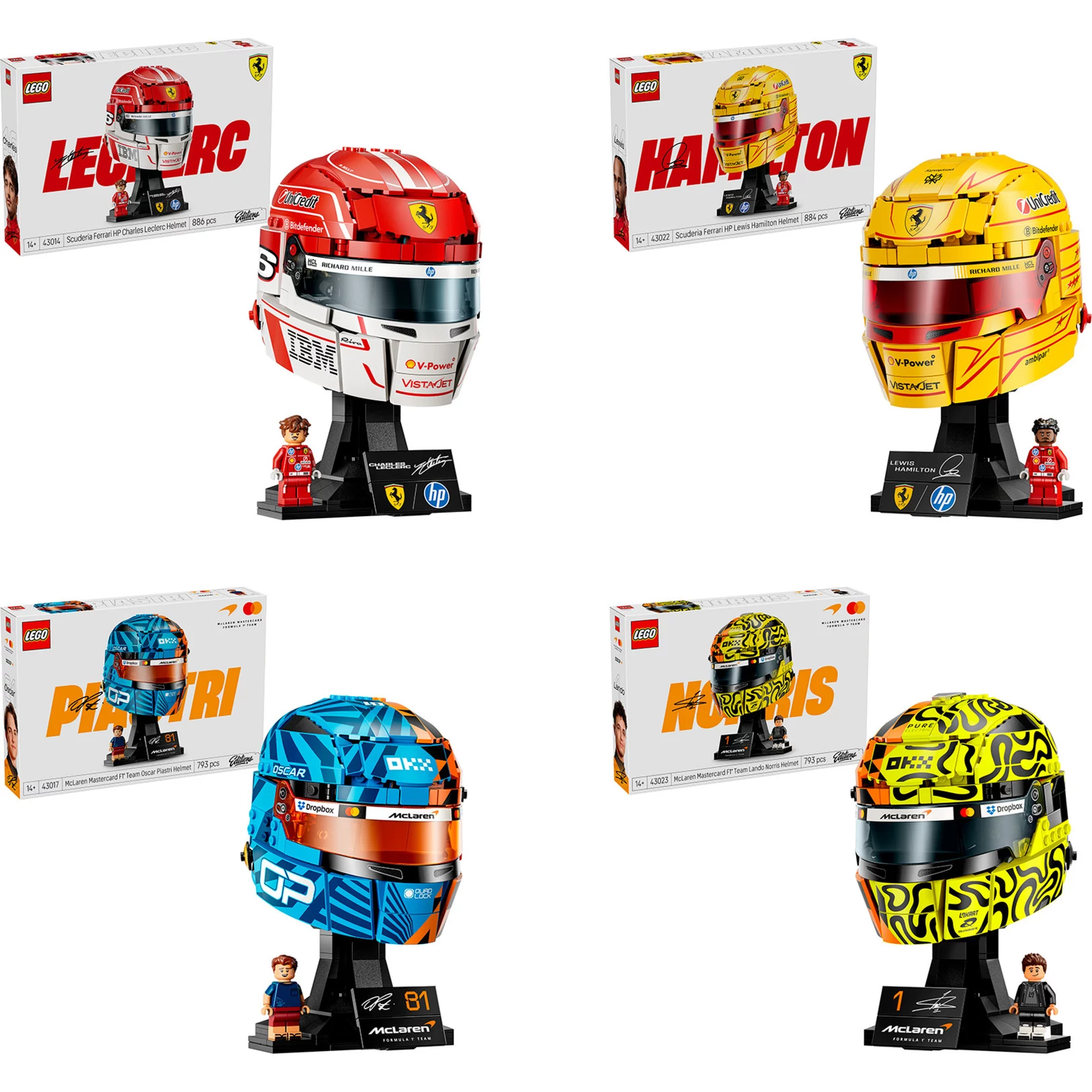 LEGO F1 Helmets Bundle - PlayStation