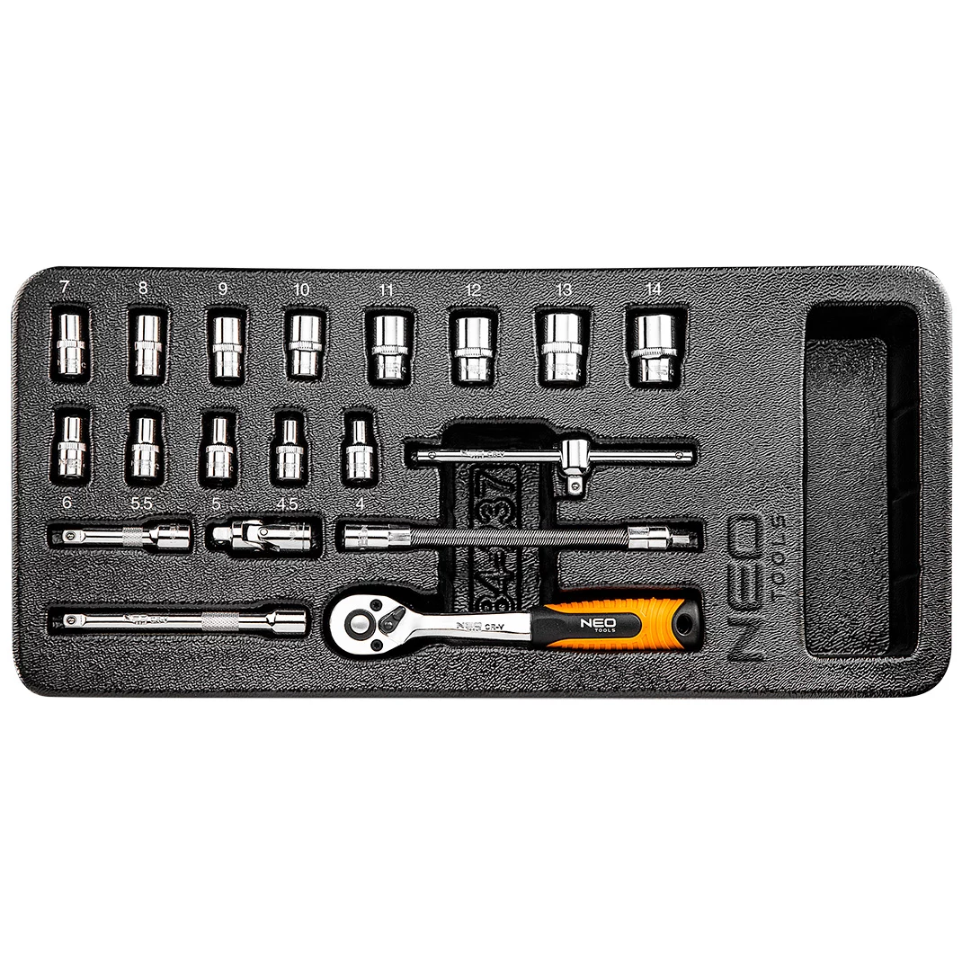 NEO TOOLS 1/4 inch uzgriežņu atslēgu