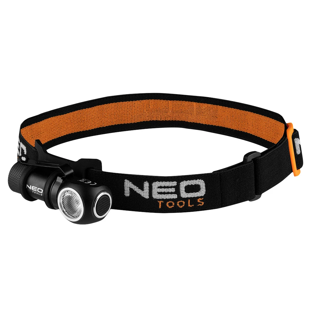 NEO TOOLS uzlādējama galvas lampa 600