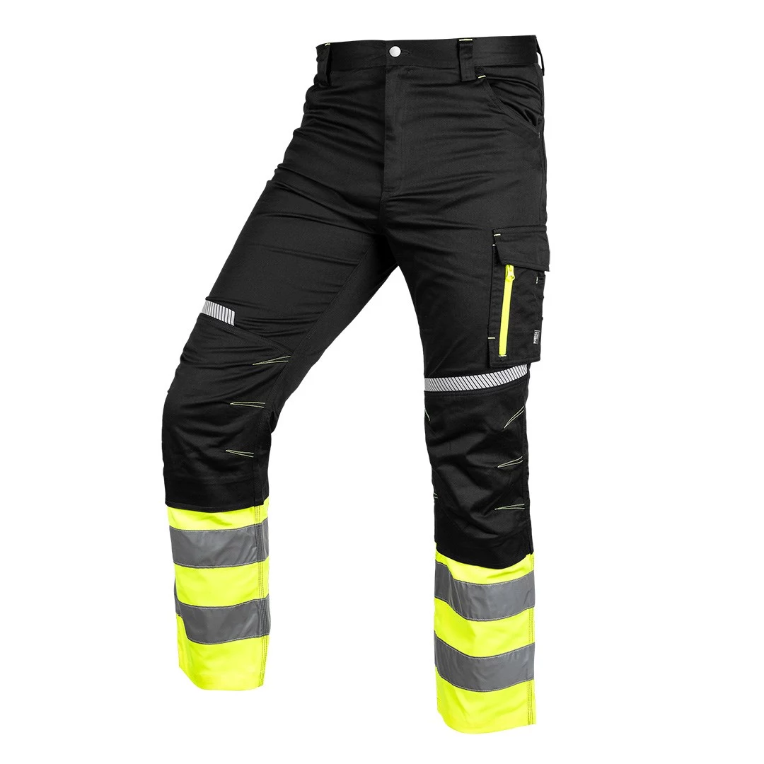 NEO TOOLS 81-795-L brīdinājuma bikses, melni-dzeltenas
