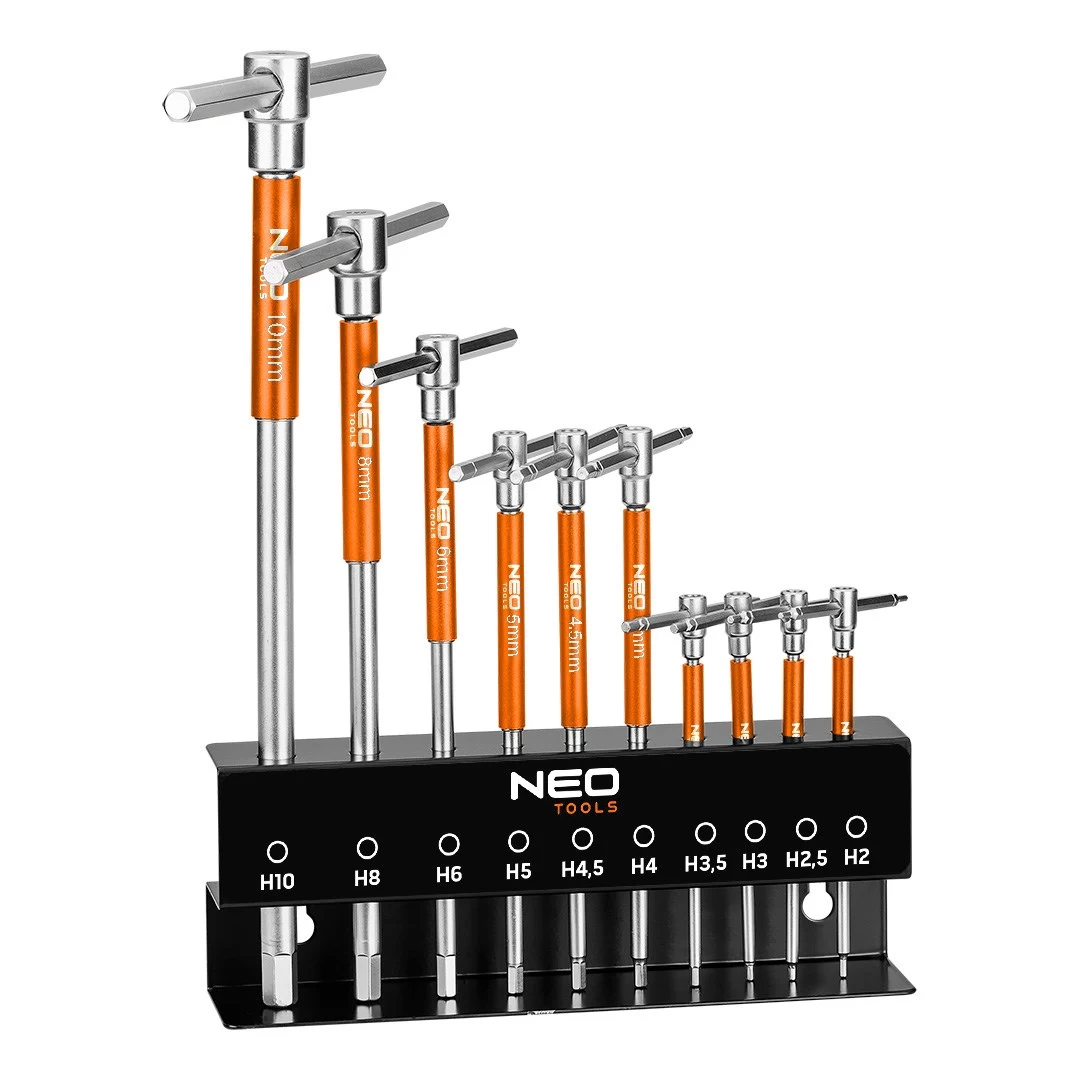 NEO TOOLS Tapu atslēgu komplekts ar