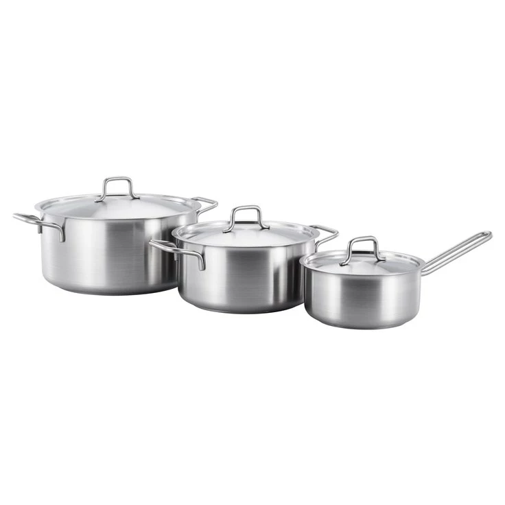 Fiskars katlu komplekts 1,5/3/5L nerūsējošā