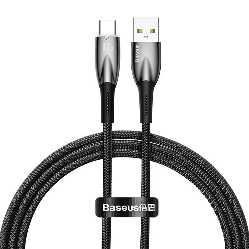 Baseus Glimmer USB-A uz USB-C kabelis
