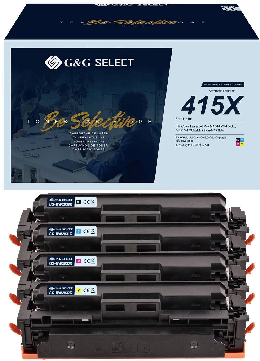 G&G GS-H415X-4P saderīgs augstas ietilpības tonera