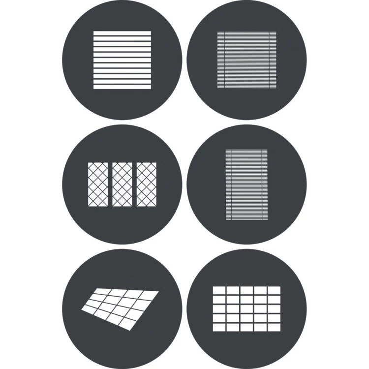 Godox GP GS4 Gobo komplekts (6